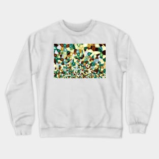 multicolored mosaic Crewneck Sweatshirt